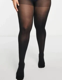 Design Curve 2 Pack 60 Denier Tights In Super Stretch Fit In
