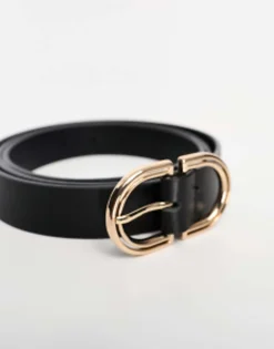 Design Curve Waist And Hip Jeans Belt In