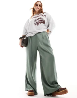Design Curve Wide Leg Trouser In
