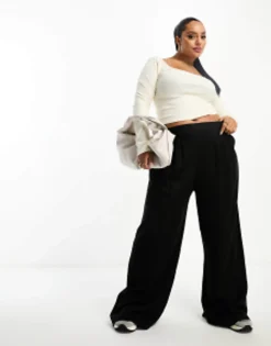 Design Curve Wide Leg Trouser In
