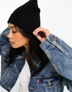 Design Deep Turn Up Beanie In