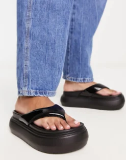 Design Fiesty Flatform Toe Thong In