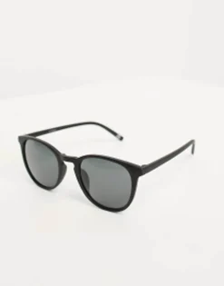 Design Fine Frame Round Sunglasses In