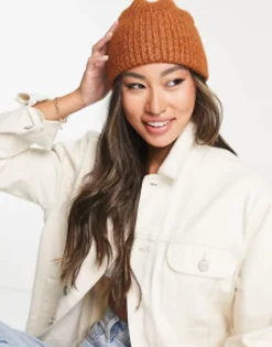 Design Fisherman Beanie In Tobacco