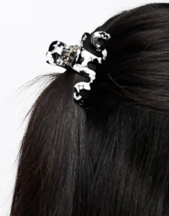 Design Hair Clip Claw In Mono Resin