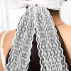 Design Hairband With Lace Bow Detail In