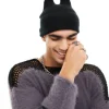 Design Halloween Horned Beanie In