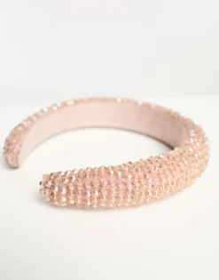 Design Headband With Faceted Bead Detail In