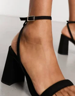 Design Hilton Barely There Block Heeled Sandals In