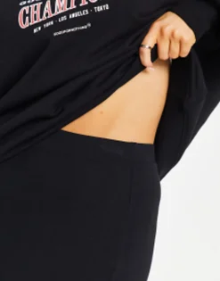 Design Jersey Pencil Mini Skirt In