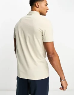 Design Jersey Shirt In Beige