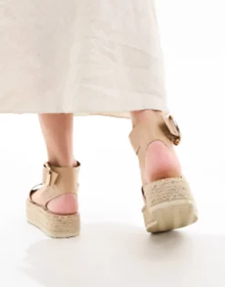Design Jinny Espadrille With Oval Buckle In