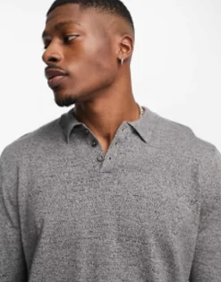 Design Knitted Cotton Essential Polo In