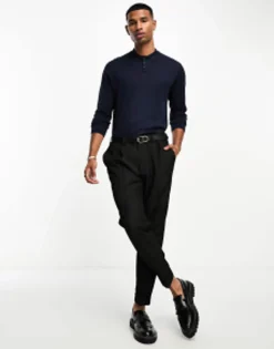 Design Knitted Essential Polo In