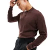 Design Knitted Essential Polo In Green