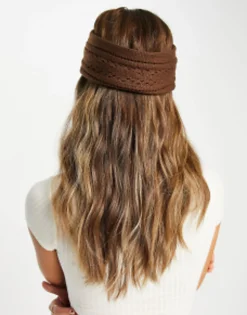 Design Knot Front Headband In In Brown