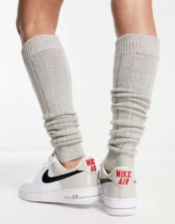 Design Leg Warmer In Grey Marl