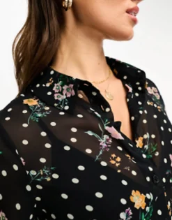 Design Long Sleeve Soft Shirt In Mixed