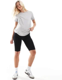 Design Maternity Over The Bump Basic Legging Short In