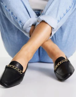 Design Mingle Chain Loafers In