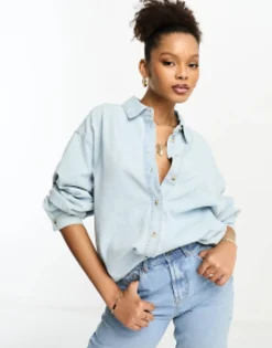 Design Minimal Denim Shirt In