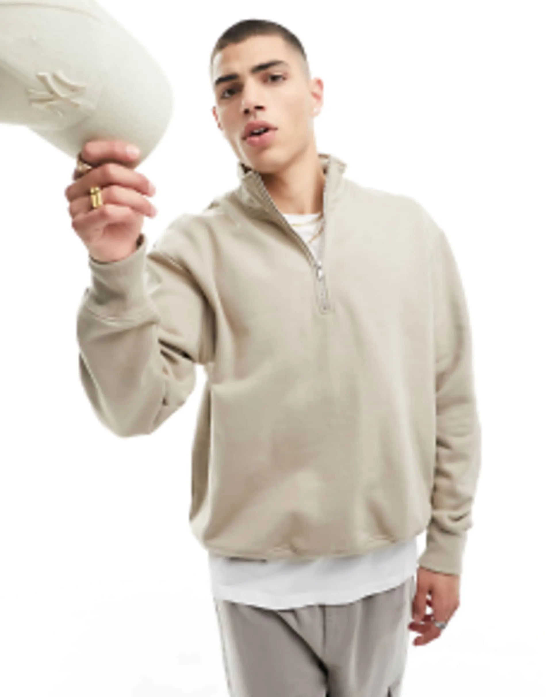 Design Mix & Match Heavyweight Set In Beige