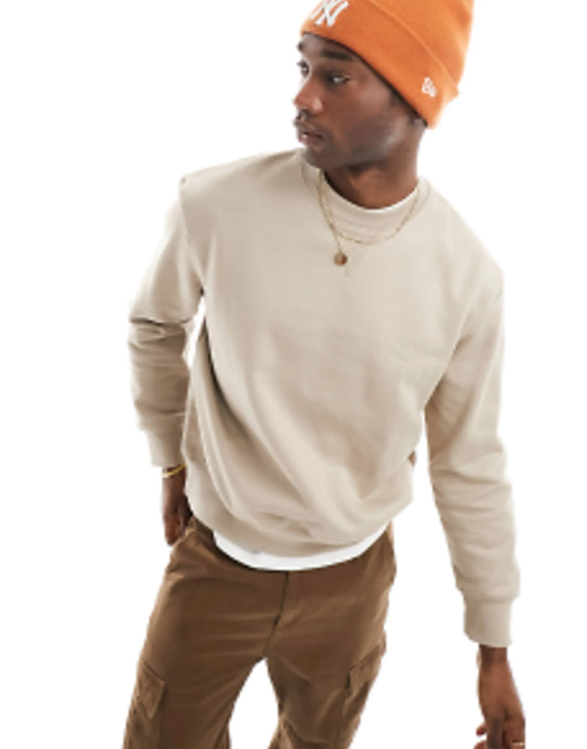 Design Mix & Match Heavyweight Set In Beige