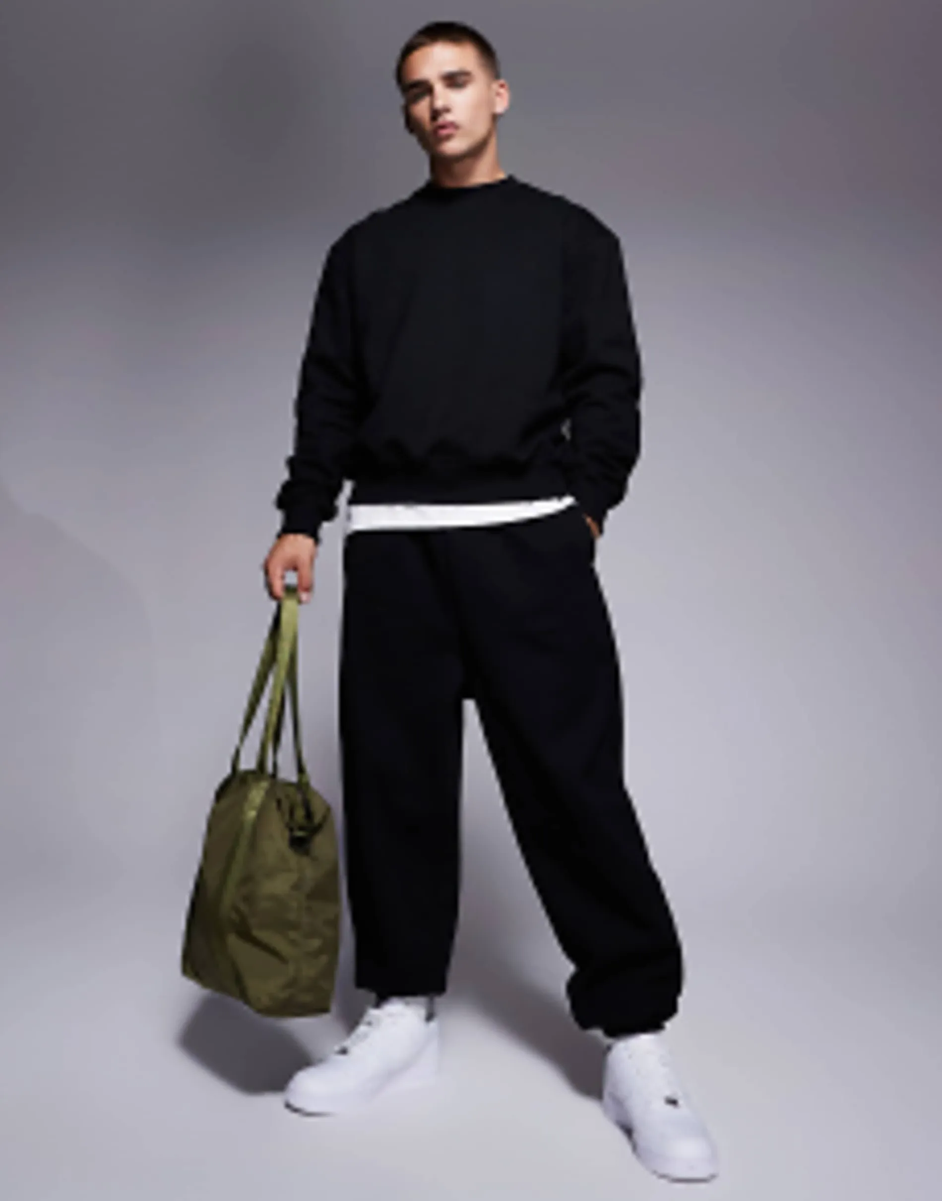 Design Mix & Match Heavyweight Set In Black