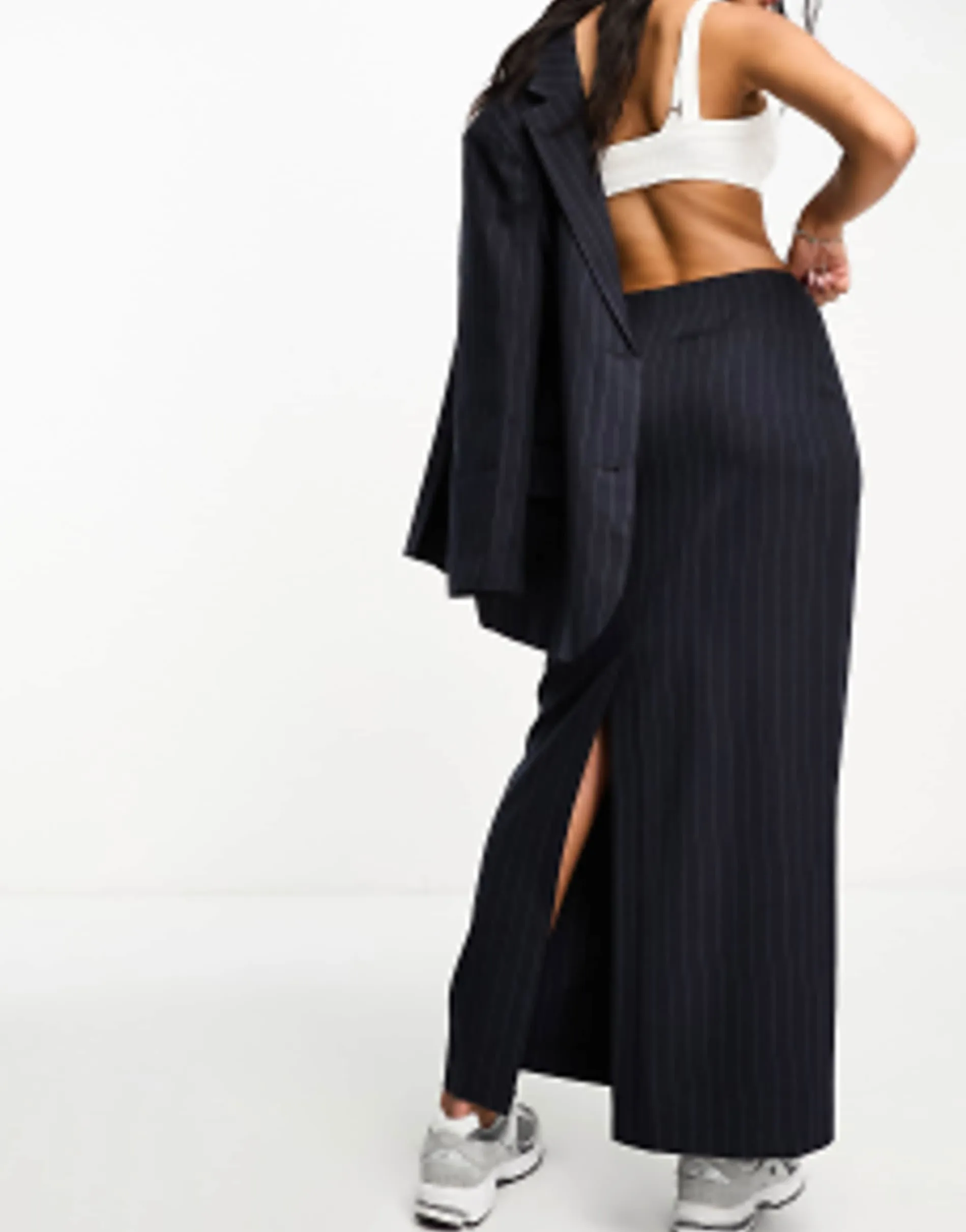 Design Mix & Match In Navy Pinstripe