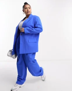 Design Mix & Match Suit In Electric Blue