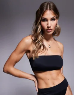 Design Mix And Match Sleek Bandeau Bikini Top In