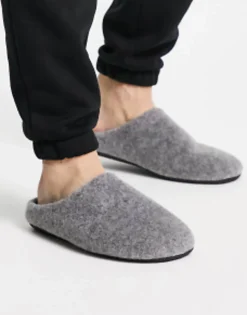 Design Mule Slippers In Marl
