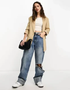 Design New Perfect Long Line Shape Blazer In