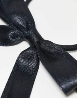 Design Pack Of 2 Hairbands With Bow Detail In Satin