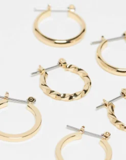 Design Pack Of 3 20Mm Hoop Earrings In