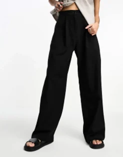 Design Petite Relaxed Dad Trouser In
