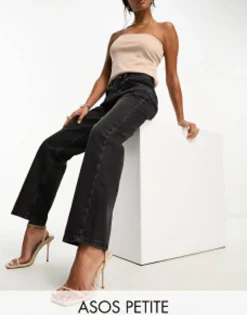 Design Petite 90'S Straight Jean In Washed