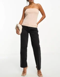 Design Petite 90'S Straight Jean In Washed