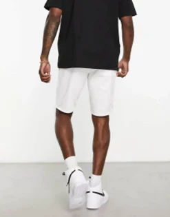 Design Pull On Regular Length Denim Cargo Shorts In