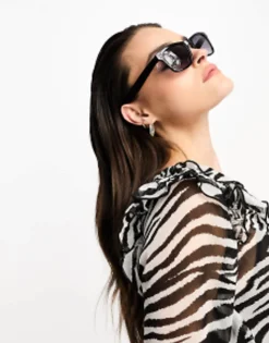 Design Retro Square Sunglasses In