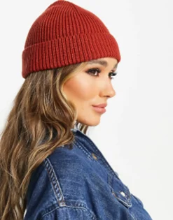 Design Rib Beanie In