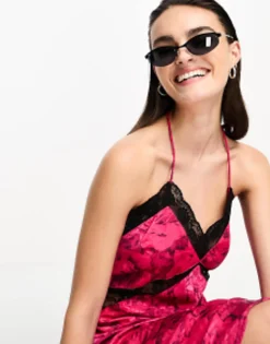 Design 90S Metal Oval Sunglasses In