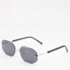Design 90S Retro Rimless Sunglasses In