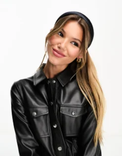 Design Satin Lightly Padded Headband In