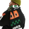 Design Scarf With Football Inspired Design In Multicolour