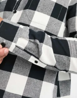 Design Shirt In And White Buffalo Check