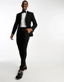 Design Skinny Tuxedo In Black