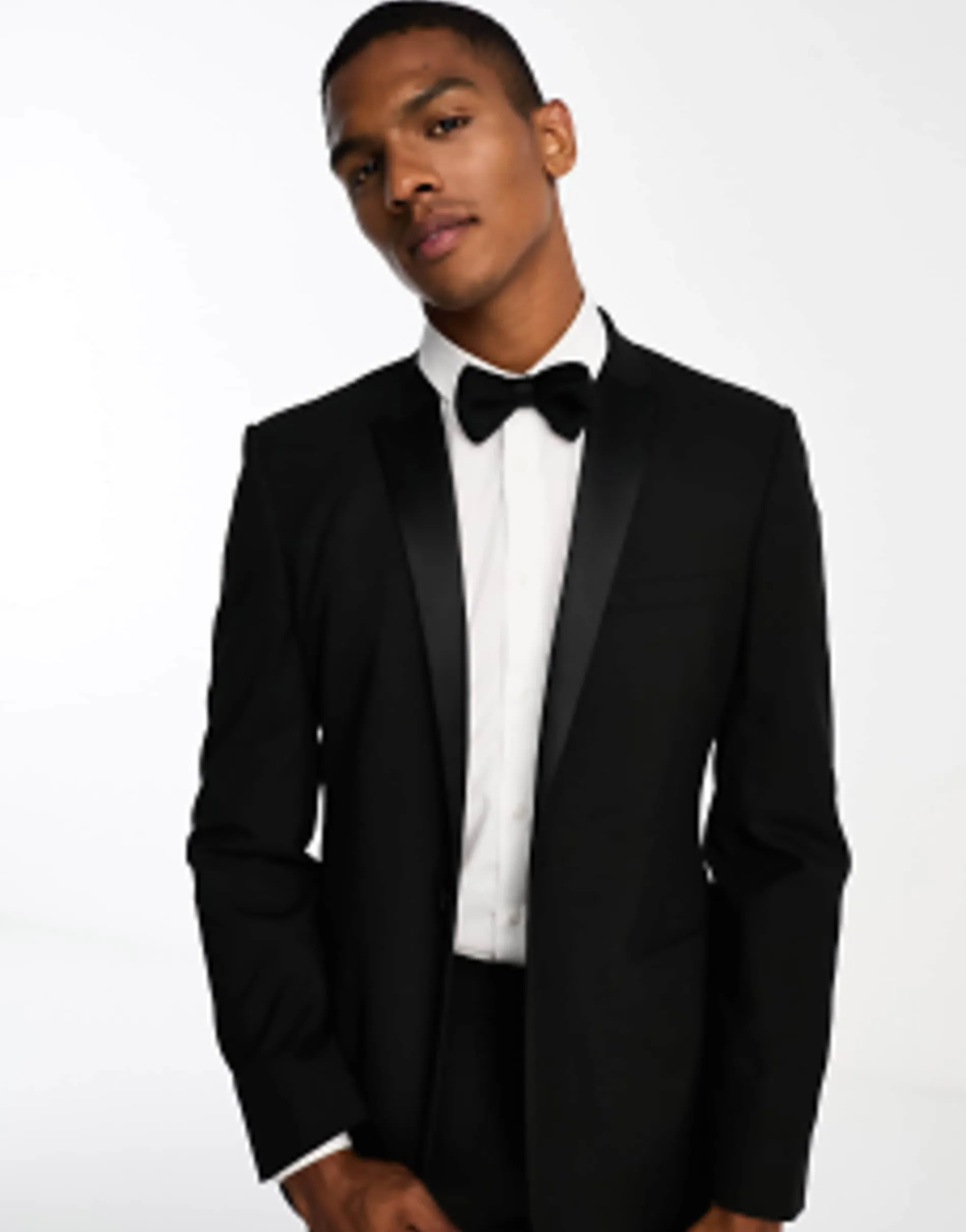 Design Skinny Tuxedo In Black