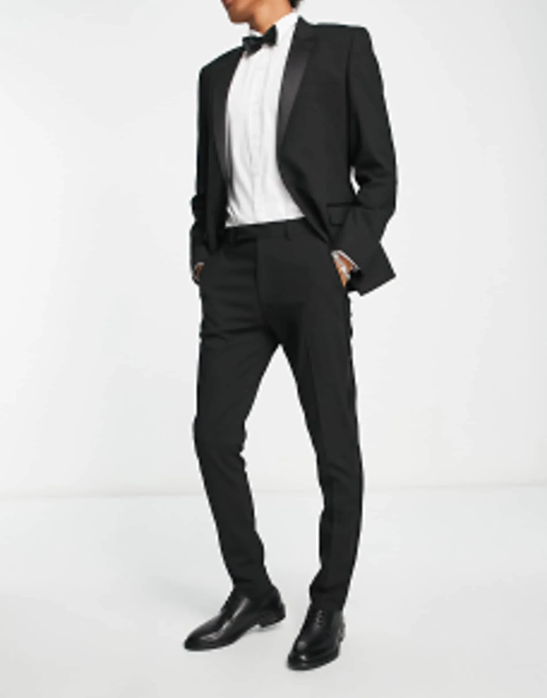 Design Skinny Tuxedo In Black
