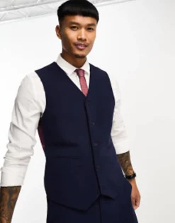 Design Slim Suit In Navy